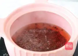 Illustration of how to make milky red bean balls 4