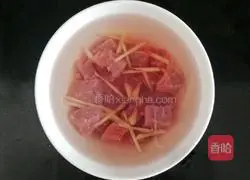 Illustration of how to make tomato and beef pimple noodles (baby food) 2