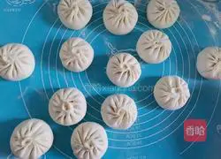 Illustration of how to make onion and pork buns 14