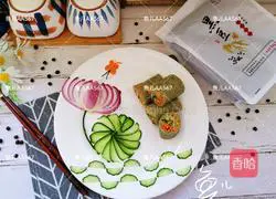 Illustration of how to make black bean pancakes and rolls 16