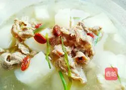 Illustration of how to make mutton and radish soup 18