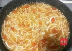 Enoki mushroom tofu soup recipe 14