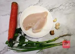 Illustration of how to make cold shredded chicken 1