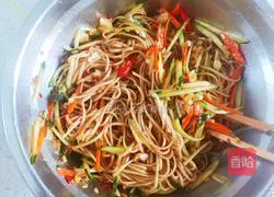 Cold soba noodles Practice illustration 10