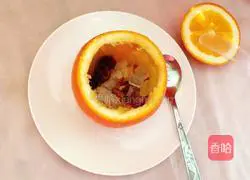 Illustration of how to make orange-flavored beauty soup 6