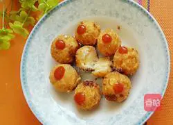 Illustration of how to make cheese shrimp balls 12