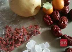 Illustration of how to moisten the lungs and lower the fire tea 1