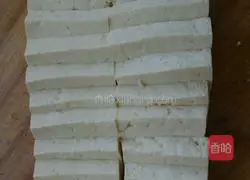 Illustration of how to make minced meat tofu 1