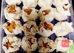 Illustration of how to make glutinous rice and Shaomai 5