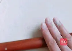 Cake off the residue~Illustration of how to make brown sugar shortbread 6