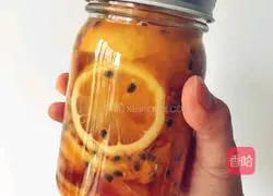 Illustration of Fan Bingbing's honey lemon passion fruit recipe 6