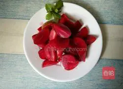 Mint Honey Red Plum Juice Recipe Illustration 3