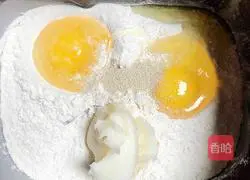 Scallion-flavored Illustration of how to make hand-shredded pancakes (lard yeast version) 1