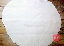 Illustration of how to make green onion cake 3