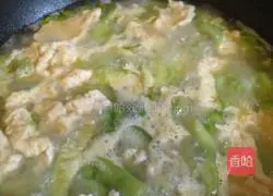 Illustration of how to make loofah pimple soup 5