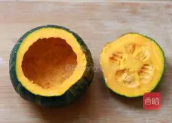 Illustration of how to make pumpkin baked eggs 2