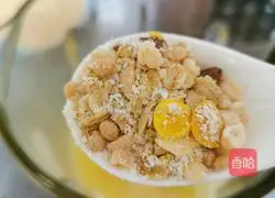 Illustration of how to make white fungus and sweet potato pulp 11