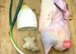 Winter Bamboo Shoots and Duck Soup Illustration 1