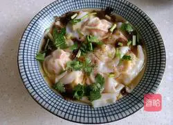 Illustration of how to make carrot and fresh meat wontons 13