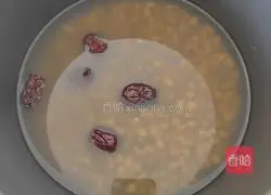 Illustration of how to make mung bean soup 4