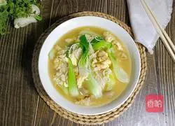 Mushroom egg noodle soup recipe 11