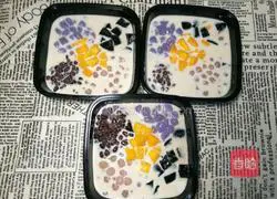 Illustration of how to make mango grass and sago sago 1