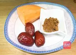 Illustration of how to make Shuanghong Buxue Soup (Steamed Sweet Potato and Red Dates) 1