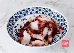 Illustration of how to stir-fry octopus 2
