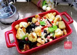 Illustration of how to make fried steamed buns with pepper and eggs 11