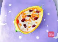 Stewed Pear with Milk, Red Date and Papaya Practice illustration 16
