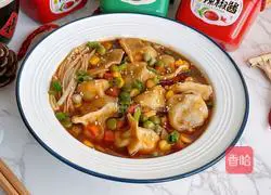 Illustrated recipe for braised dumplings in sauce 13