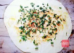 Illustration of how to make green onion cake 5