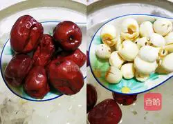 Illustration of how to make red date, apple and white fungus soup 5