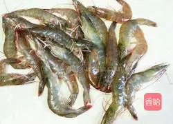 Illustration of how to make boiled shrimp 1