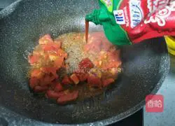 Illustration of how to make tomato and tofu soup 4