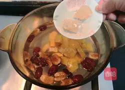 Red date and potato soup Illustration of how to do it 9