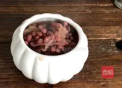 Red bean and white fungus soup recipe 9