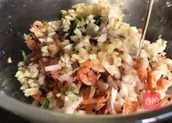 Illustration of how to make cabbage dumplings 4