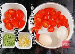 Illustration of how to make tomato and egg noodles 2