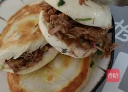 Illustration of how to make Roujiamo (steamed bun version) 20