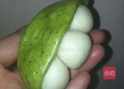 Illustration of how to make pea steamed buns 8