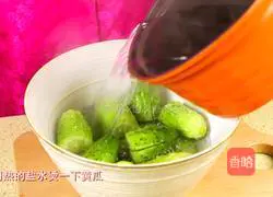 Korean Illustration of how to make pickled cucumbers 5