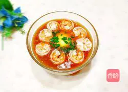 South America Illustration of how to make steamed eggs with white prawns 14