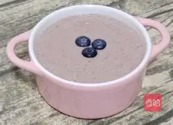 # Fruit Creative Dishes# Blueberry Banana Milkshake Recipe Illustration 8