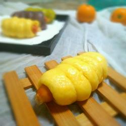 Pumpkin Hot Dog Wraps