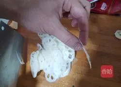 Illustration of how to make lemon lotus root slices 2