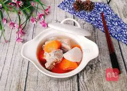 Illustration of how to make carrot, yam and pork ribs soup 13