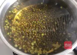 Illustration of how to quickly boil mung bean water 3