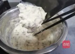 Illustration of how to make acacia flower soft cake 6