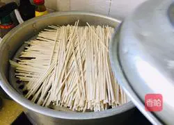 Illustration of how to make steamed noodles 2